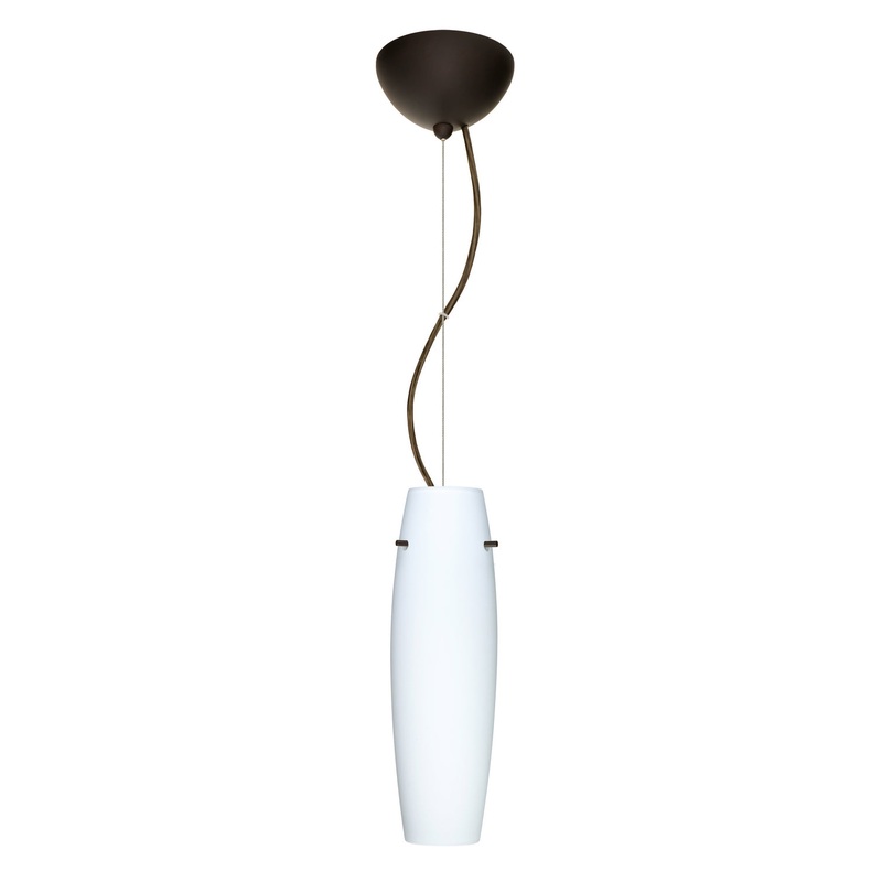 Besa 1KX-489707-LED-BR Suzi One Light Pendant Bronze