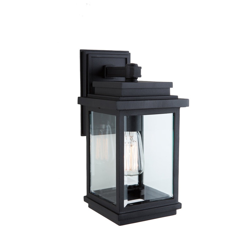 Freemont Stem Outdoor Wall Light – Black / 14.00
