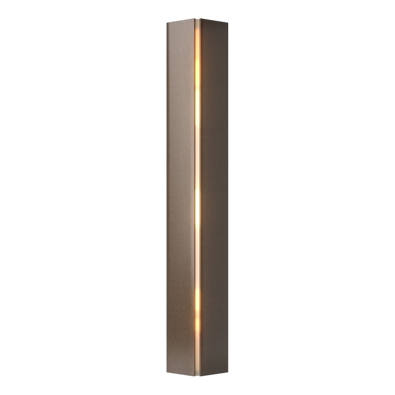 Gallery Small Sconce Bronze Ivory Art Glass (CC)
