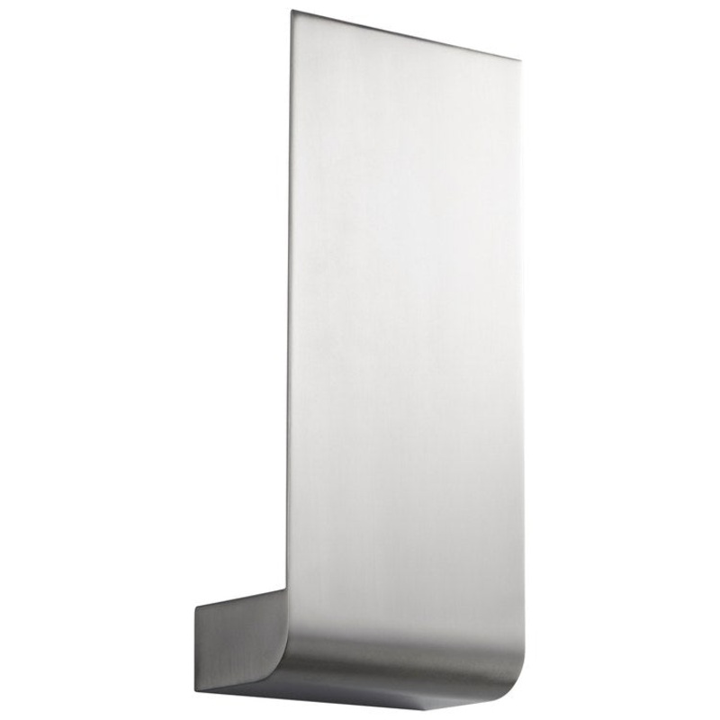 Halo Single-Light Small Wall Sconce – Satin Nickel