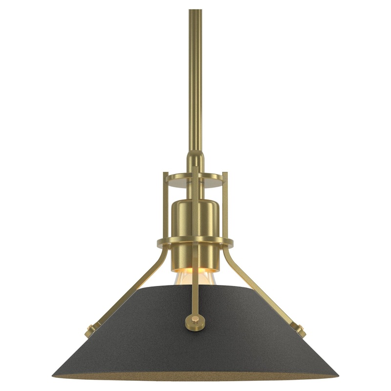 Henry Mini Pendant Modern Brass Natural Iron