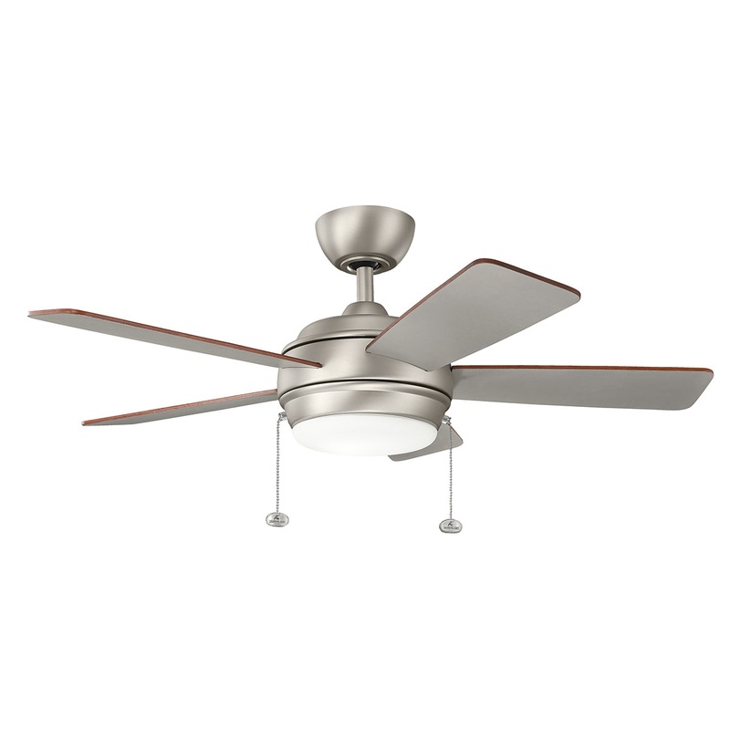 Kichler 330171NI 42″ Ceiling Fan, Brushed Nickel