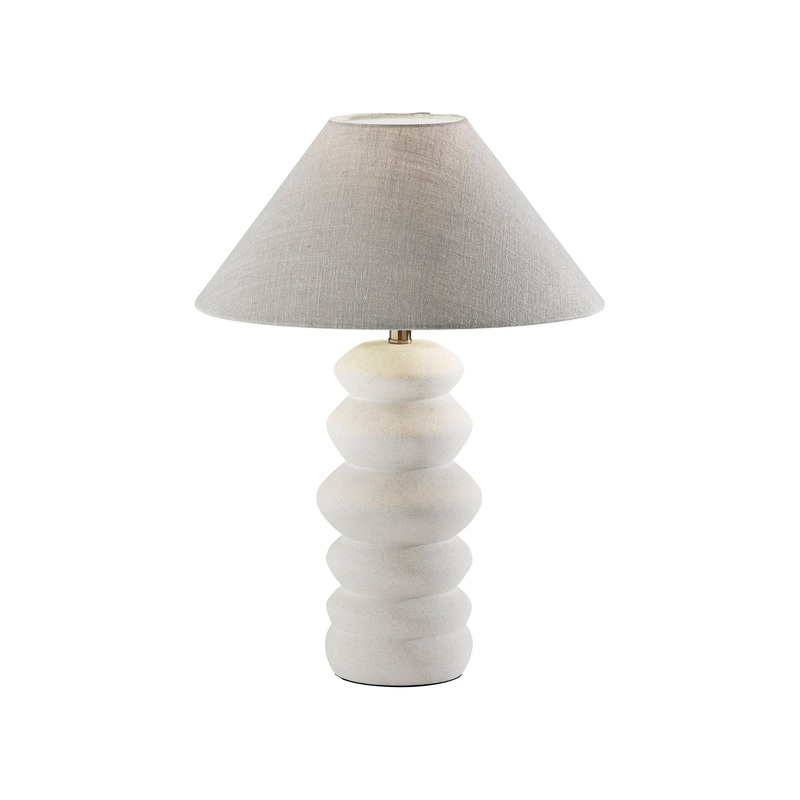 Marcey Table Lamp Matte Off-White Ceramic