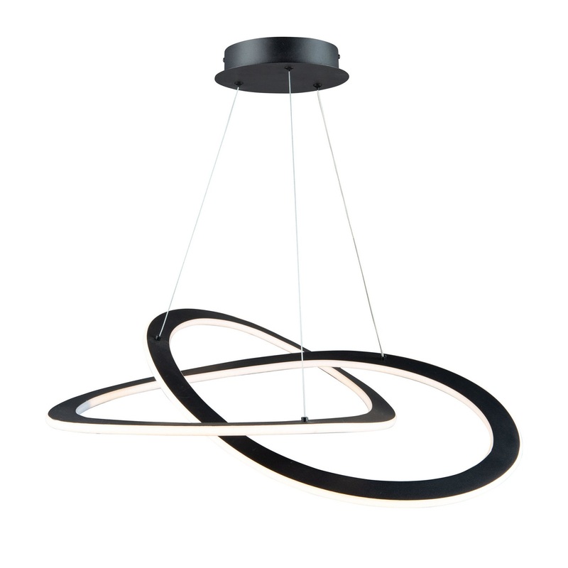 Wave Chandelier – Black / 25.60