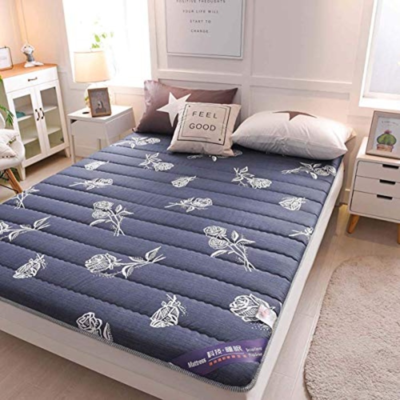 Z&HA Giapponese Pieghevole Tappetino, Futon Tatami Antiscivolo Sleeping Mat Doppio Tappetino Singolo futon Mat Mat Student Dorm,B,120 * 200cm