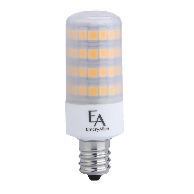 5 Watt LED LED, 550  Lumens, E12 Candelabra base, 120 Volt Light Bulb by Emery Allen