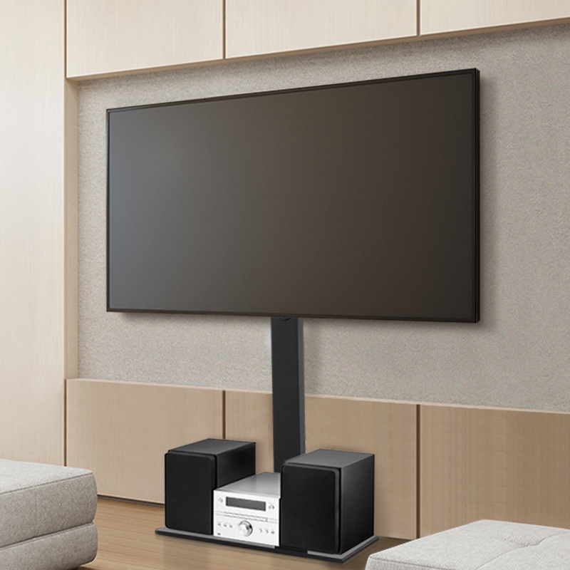 Artiss TV Stand Mount Bracket for 32″-70″ LED LCD Glass Storage Floor Shelf