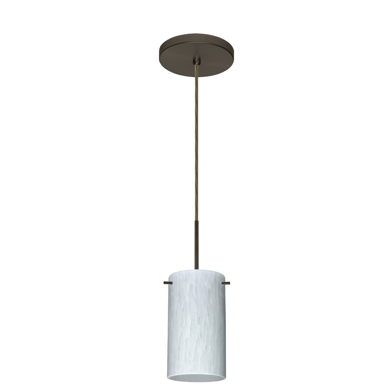 Besa 1BT-440419-MED-BR Stilo One Light Pendant Bronze