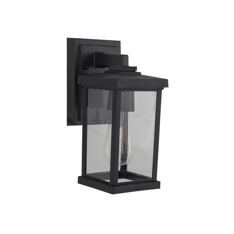Craftmade ZA2404-TB-C Resilience Lanterns One Light Outdoor Lantern Textured Black