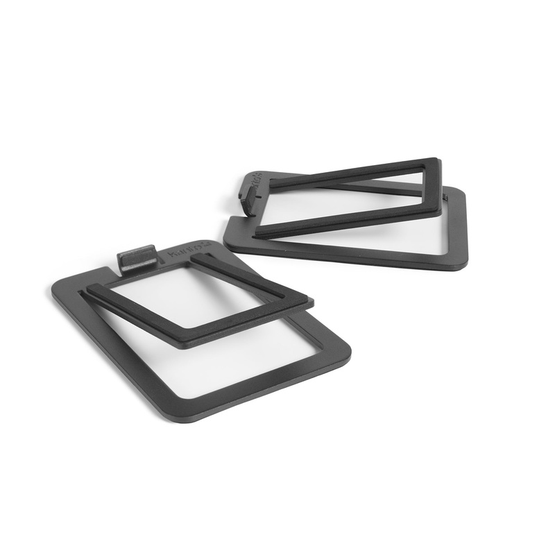 Kanto S2 Angled Desktop Speaker Stands for Small Speakers – Pair, Black