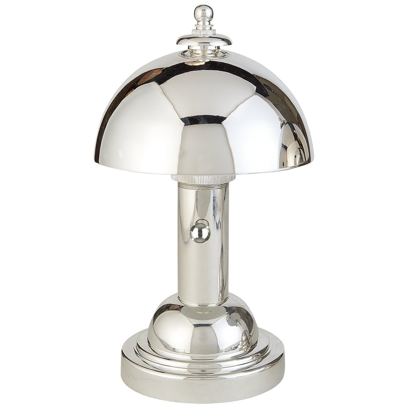 One Light Task Lamp from the Totie Collection in Polished Nickel Finish by Visual Comfort Signature