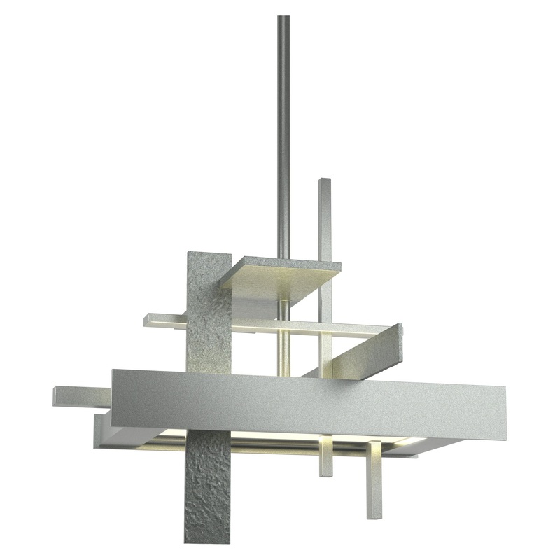Planar Small LED Pendant Vintage Platinum