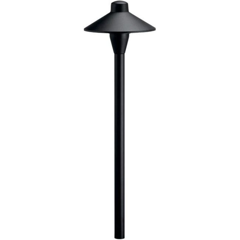 6.75″ Traditional Path Light Textured Black