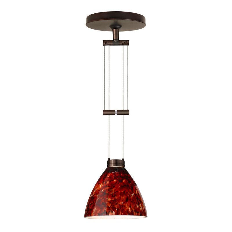 Besa 1XA-177941-BR Mia One Light Pendant Bronze (Discontinued)