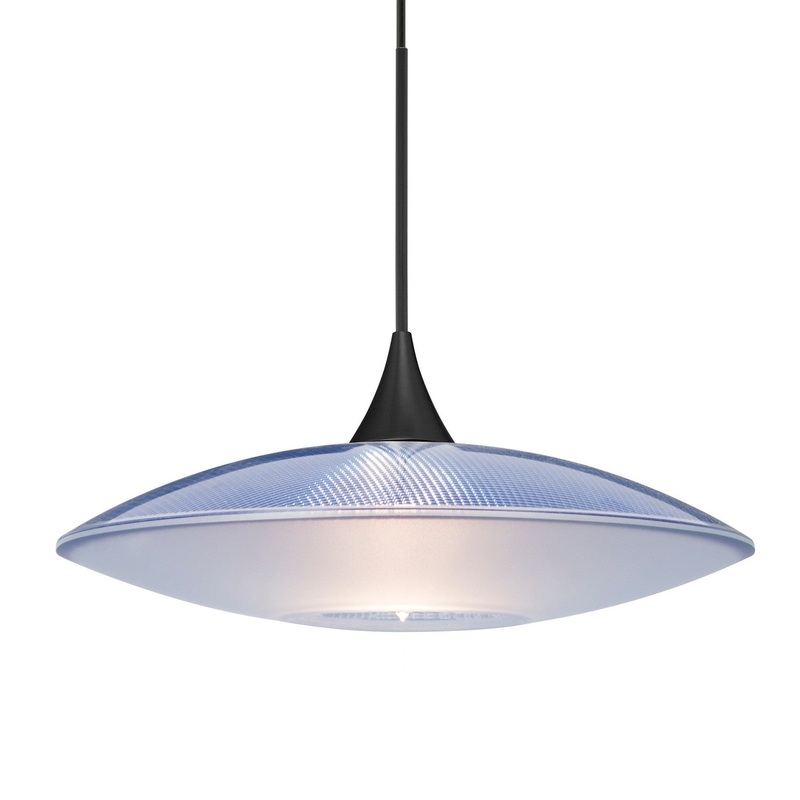 Besa 1XC-6294BL-BK Besa Spazio Pendant One Light Pendant Black
