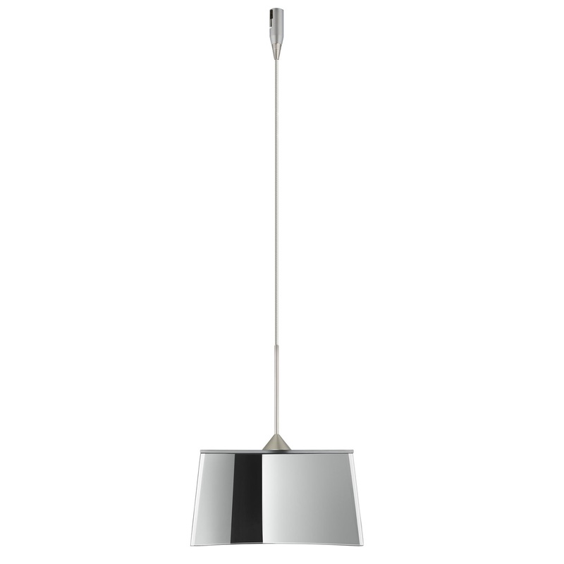 Besa RXP-6773MR-SN Groove One Light Pendant Satin Nickel (Discontinued)