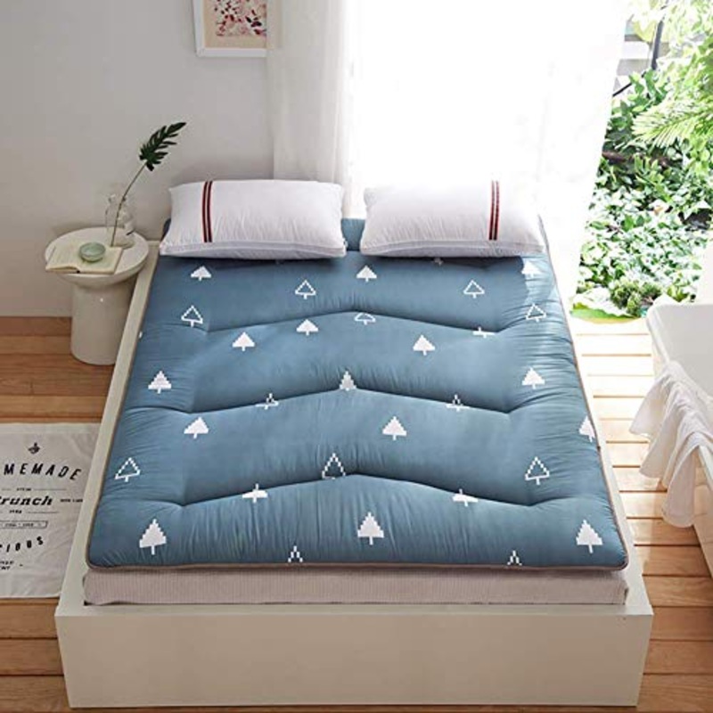 Futon giapponese materasso Tatami, albero di Natale per i bambini materasso, Tappetino pieghevole letto portatile materassino da campeggio bambini Sleeping Pad Piano Lounger Divano Letto,B,150* 200cm