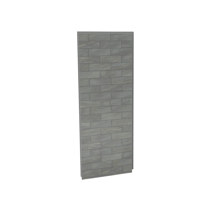 MAAX 103415-312-505 Utile 36 in. Composite Direct-to-Stud Side Wall in Organik Clay
