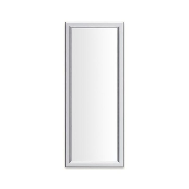 Medicine Cabinet Main Line 16 x 40 Inch 1 Doors Framed Mirror Chrome Flat Top Bryn Mawr Frame Slow Close Hinges Sliding Magnification Mirror Magnetic Strip Interior Lighting USB Charging ports Electrical Outlets Phone Holder 4 Inch