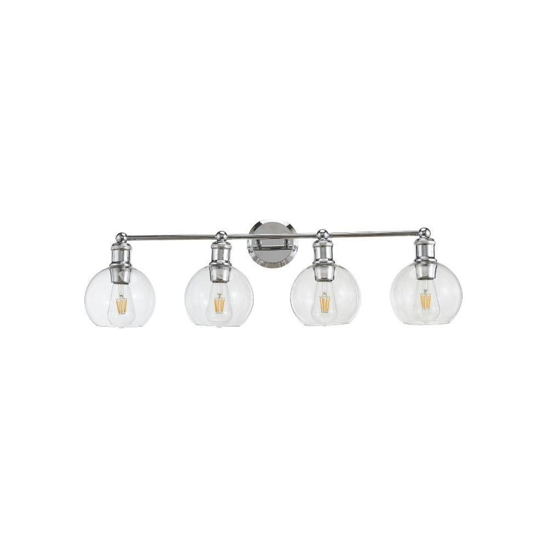 Ash 4-Light Vanity Wall Light Chrome