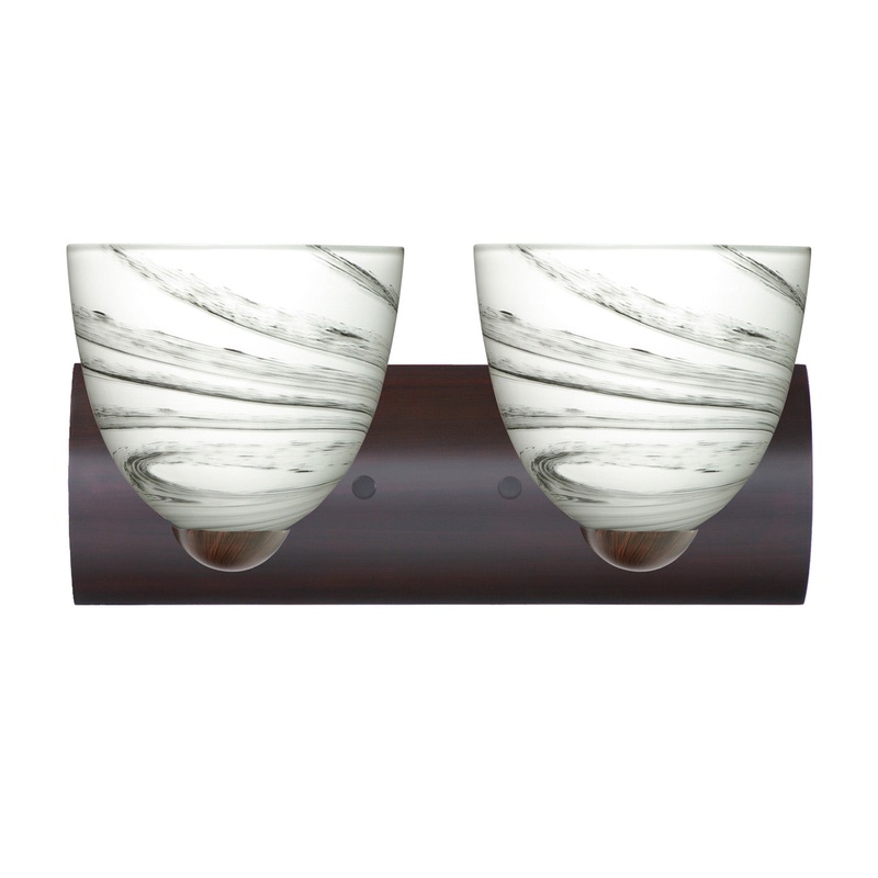 Besa 2WZ-7572MG-LED-BR Sasha Two Light Wall Sconce Bronze (Discontinued)