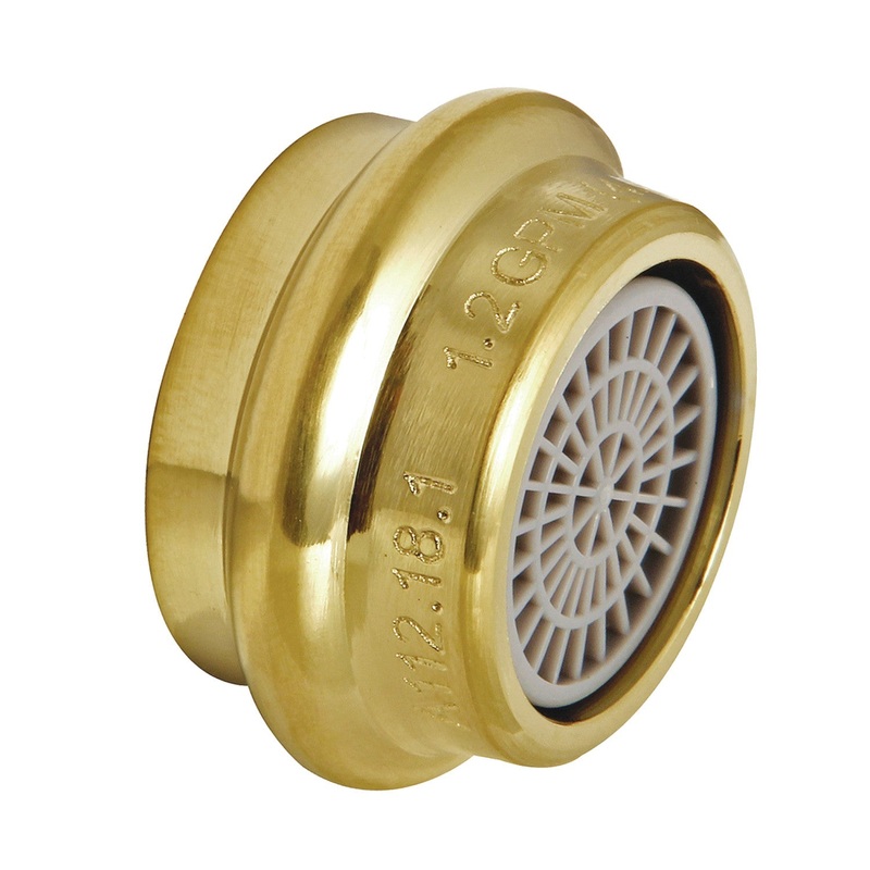 Cal Green Z12KBSA1607 1.2 GPM Female Aerator, Brushed Brass