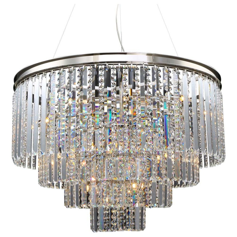 Carousel 25-Light Chandelier Chrome