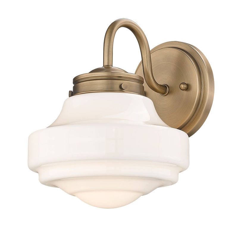 Ingalls MBS Modern Brass 1 Light Wall Sconce