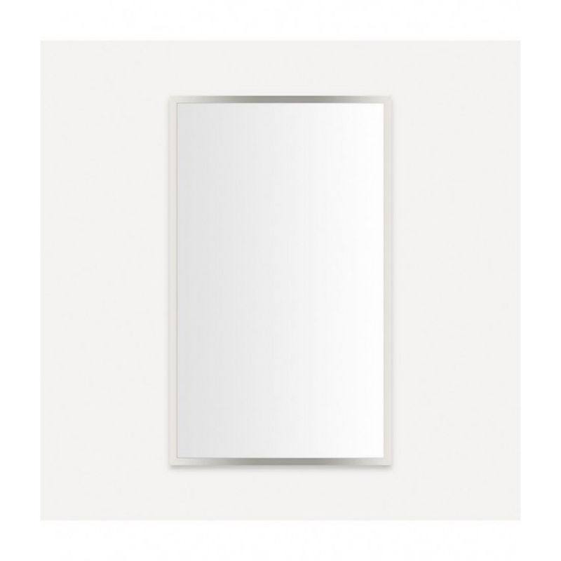 Medicine Cabinet Profiles 24W x 40H x 6D Inch 1 Doors Mirror Polished Nickel Flat Top Left Hand Side Electric