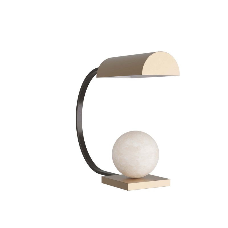 One Light Table Lamp from the Venice Collection in Antique Brass Finish by Arteriors