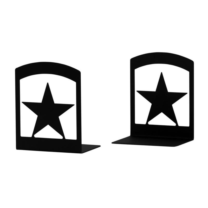 Village Wrought Iron BE-45 Star Book Ends (pair)