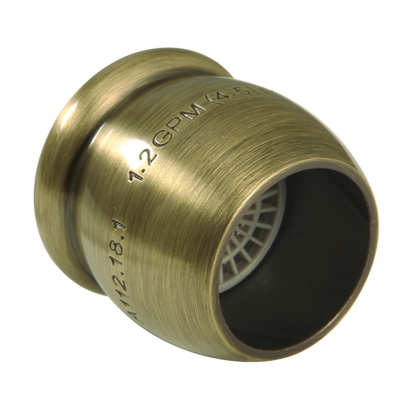 Cal Green Z12KSSA2493 Cal Green 1.2 GPM Female Aerator, Antique Brass