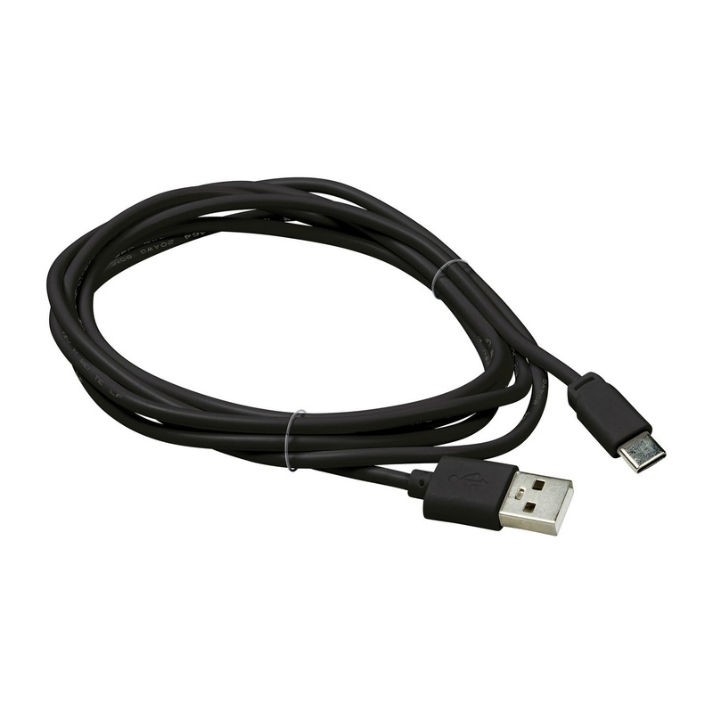 Connector Cord from the Disk Lighting Collection in Black Finish by Generation Lighting.