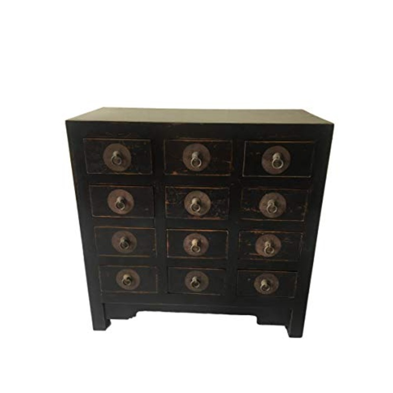 Dynamic24 – Armadietto da farmacia con 12 cassetti, 61 x 60 cm
