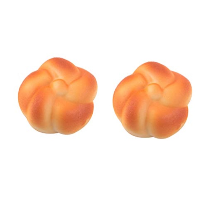 NUOBESTY 2Pcs Realistico Cibo Finto Torta Imitazione Pane Dessert Cucina Giocattoli Prop Display Giocattolo Puntelli Foto
