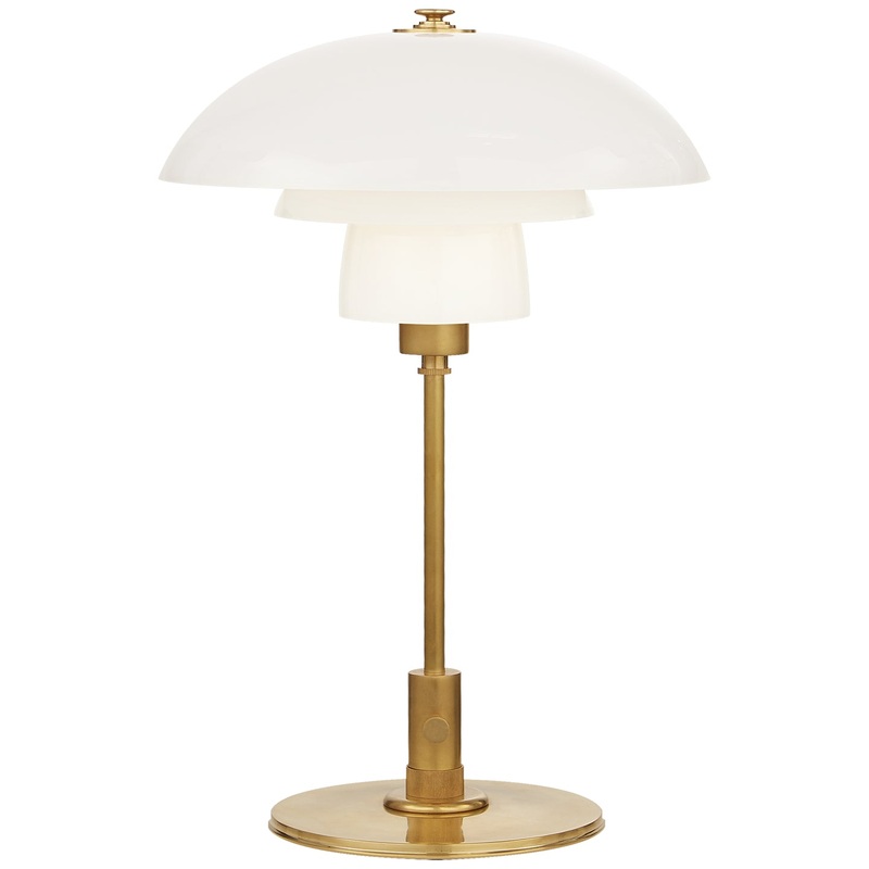 One Light Desk Lamp from the Whitman Collection in Hand-Rubbed Antique Brass Finish by Visual Comfort Signature