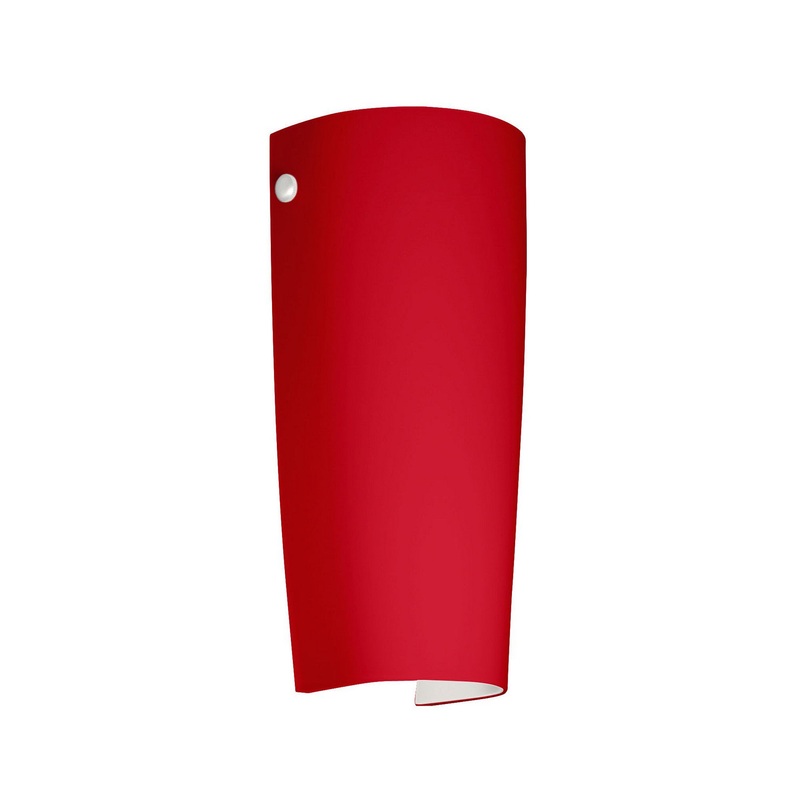 One Light Wall Sconce from the Tomas Collection in White Finish by Besa