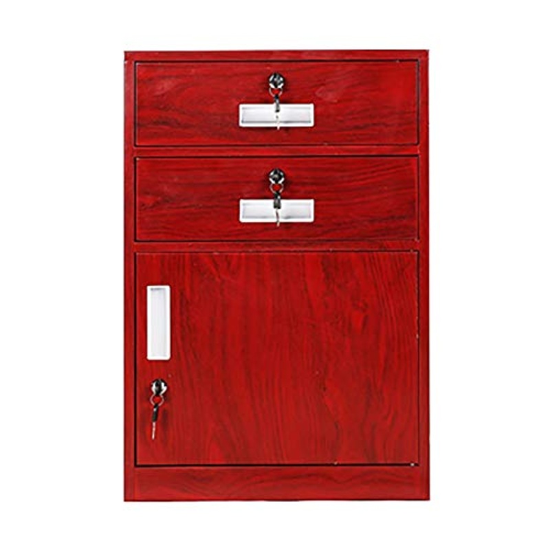 Schedario Classificatore Verticale Di File Cabinet, 2 strati cassetto Moving Blocco dati Gabinetto, acciaio inossidabile Data Storage Sorter, for la memorizzazione di file di formato A4, Ufficio scorr