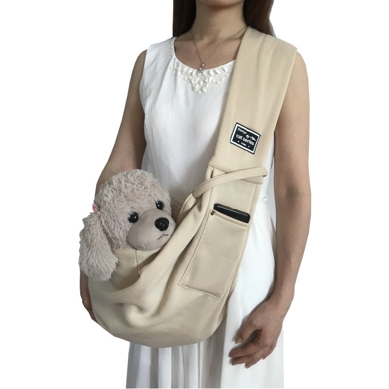 apricot Pet Carrier Sling Bag for Small Dogs and Cats – Up to 15kg