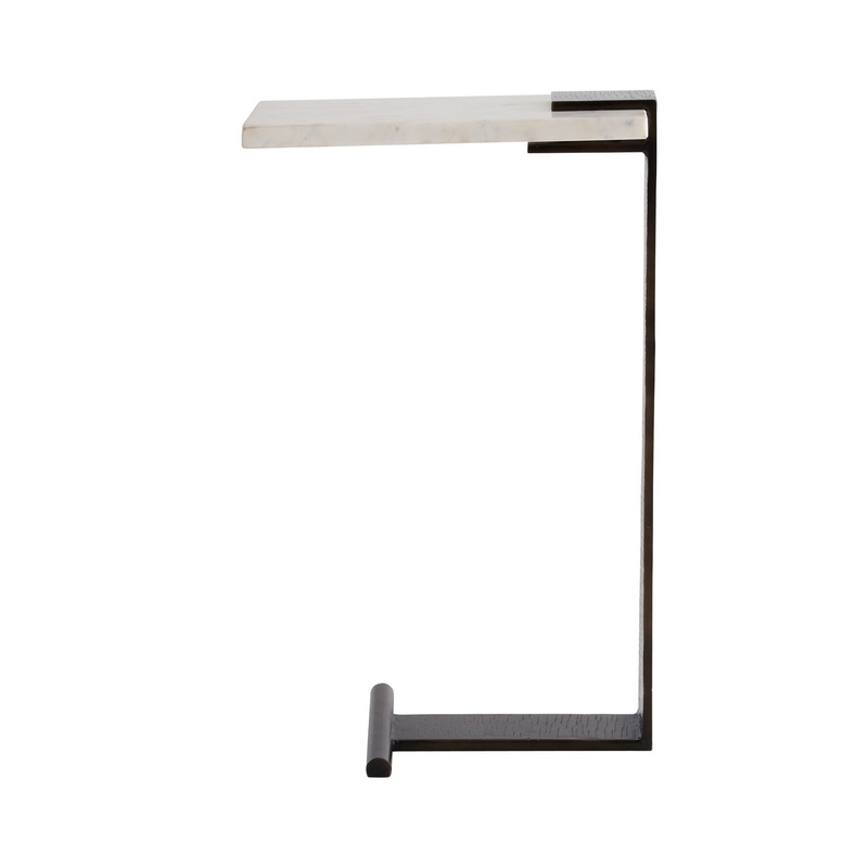 Arteriors 4649 McClain Side Table White