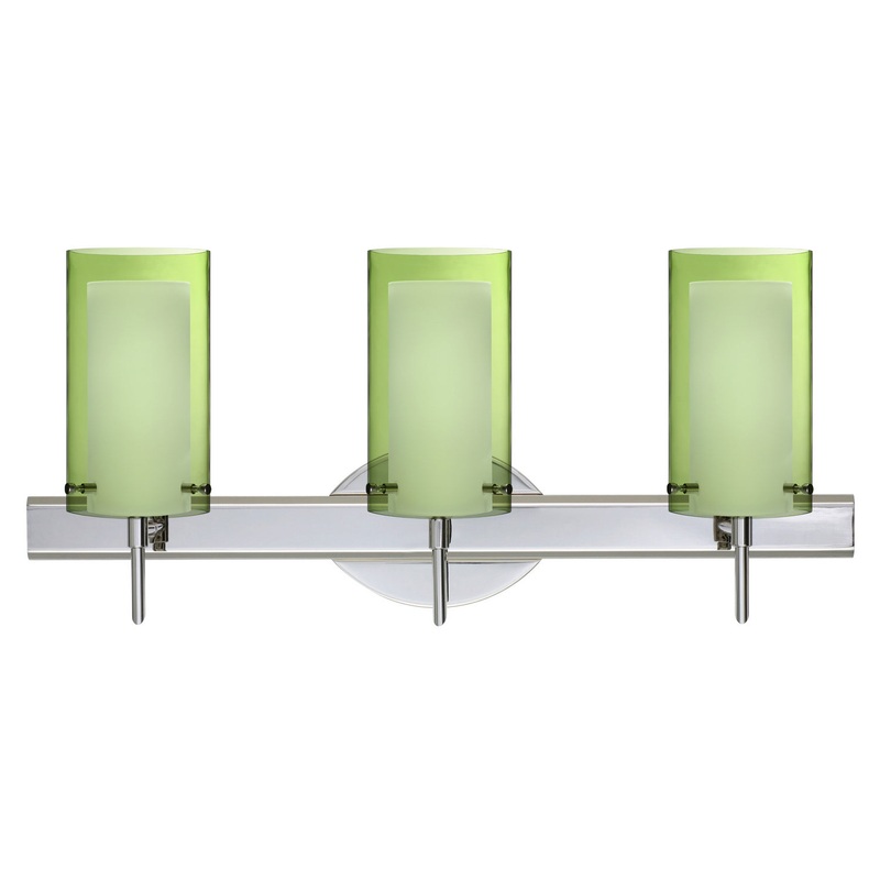 Besa 3SW-L44007-CR Pahu Three Light Wall Sconce Chrome (Discontinued)