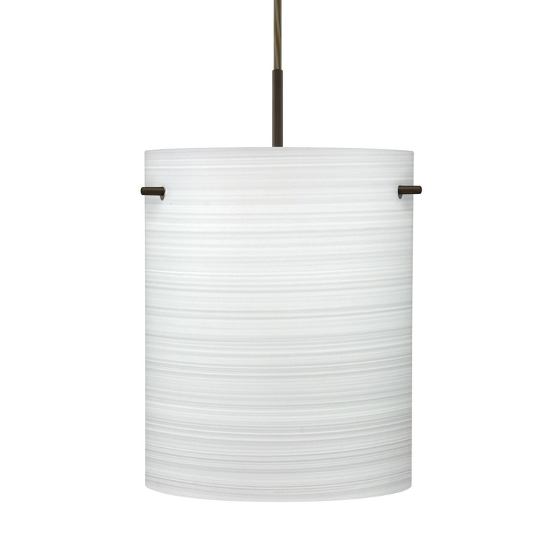 Besa J-4006KR-BR Besa Tamburo 8 Pendant One Light Pendant Bronze