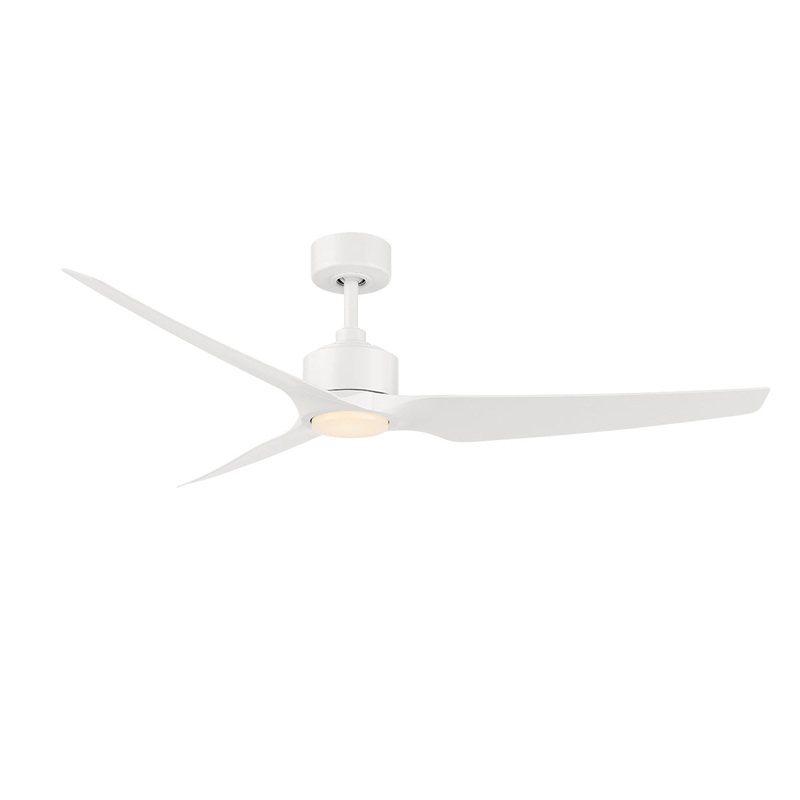 Ceiling Fan from the Stella Collection in Matte White Finish by W.A.C. Lighting