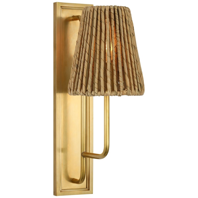 LED Wall Sconce from the Rui Collection in Hand-Rubbed Antique Brass Finish by Visual Comfort Signature