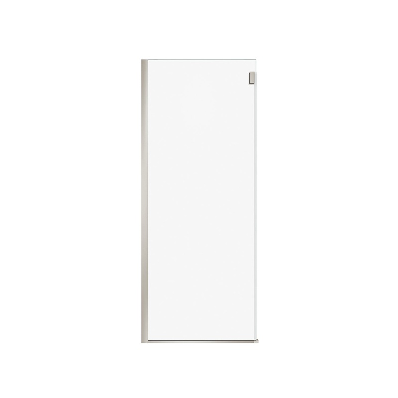 MAAX 139953-810-305-000 Duel Alto Return Panel for 32 in. Base with Clear glass in Brushed Nickel