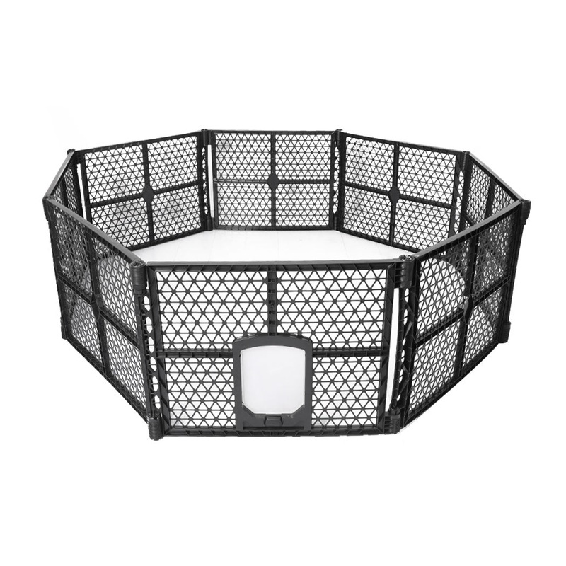 PaWz Pet Playpen Folding Dog Plastic L Large