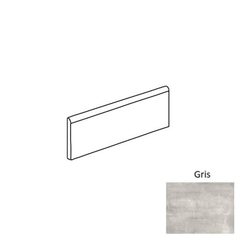 Roca Tile Usa Inc Elegant Ideas Nolita 3X12 Bullnose Gris – Afnol002-S43C9