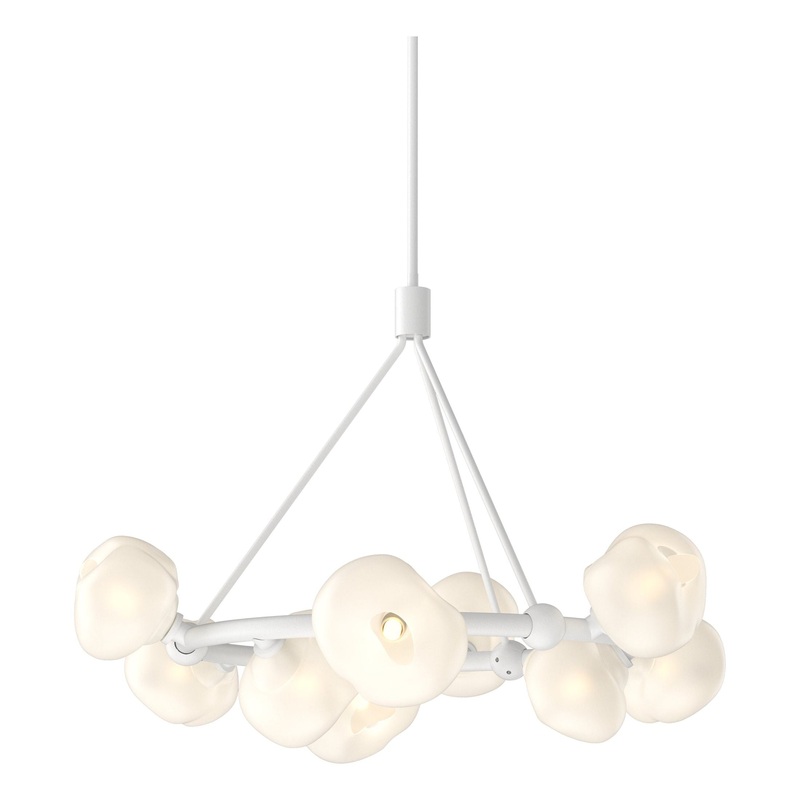 Ume 9-Light Ring Pendant White