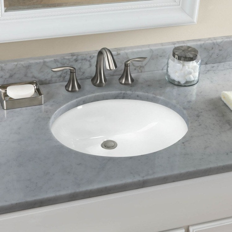 19-3/4″ Oval Undermount Bathroom Sink