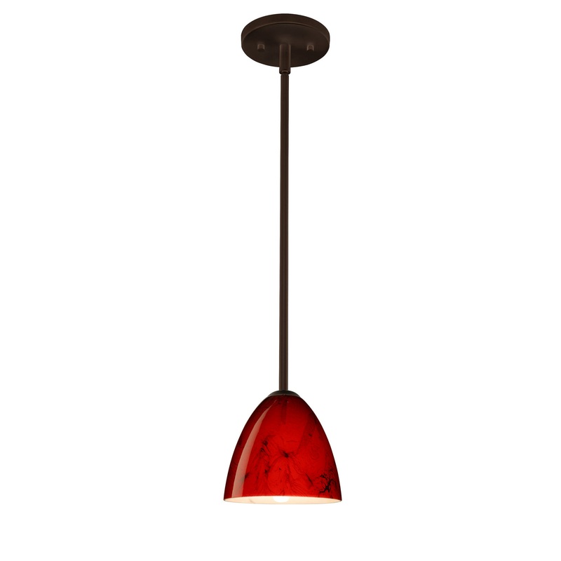 Besa 1TT-4470MA-LED-BR Vila One Light Pendant Bronze